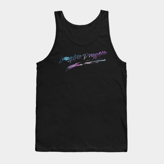 Galaxy Stars- Imagine Dragon Tank Top by kelly.craft